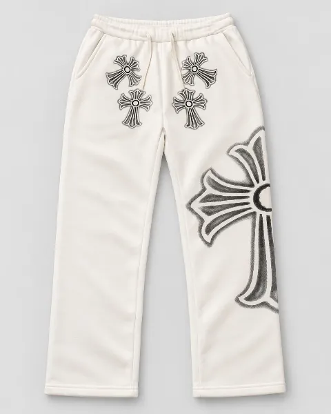 CHROME HEARTS – Cargo Cross Charcoal Écru